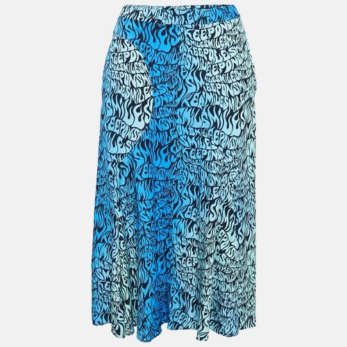 Printed Crepe de Chine Midi Skirt S - Stella McCartney - Modalova