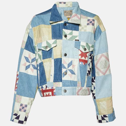 Patchwork Denim Trucker Jacket M - Polo Ralph Lauren - Modalova