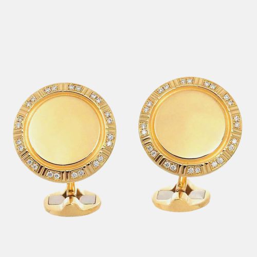 K Gold and Diamond Cufflinks - Piaget - Modalova