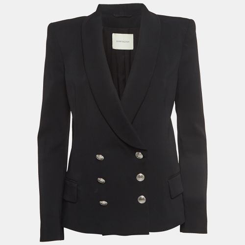 Crepe Double Breasted Blazer S - Pierre Balmain - Modalova