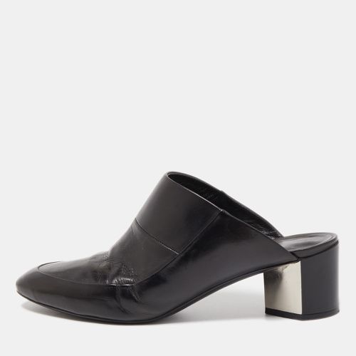 Leather Block Heel Slide Mules Size 38 - PIERRE HARDY - Modalova