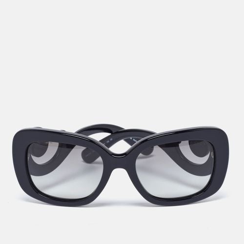 Black/ Gradient SPR27O Baroque Rectangle Sunglasses - Prada - Modalova