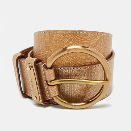 Gold Leather Waist Belt 80CM - Prada - Modalova