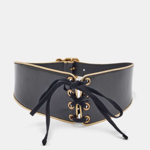 Patent Leather Corset Waist Belt 80CM - Prada - Modalova