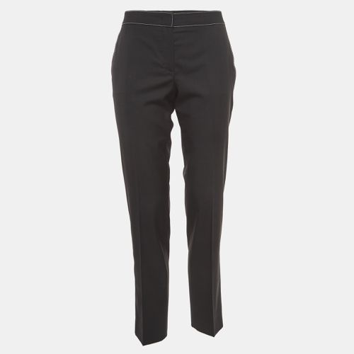 Wool Slim Fit Formal Trousers S - Prada - Modalova