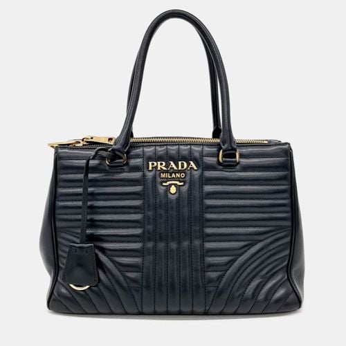 Prada Soft Calf Diagram Tote Bag - Prada - Modalova