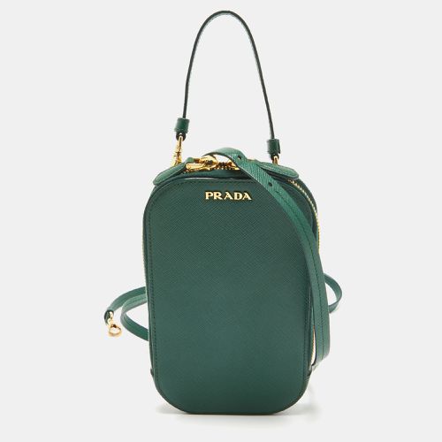 Leather Phone Crossbody Bag - Prada - Modalova