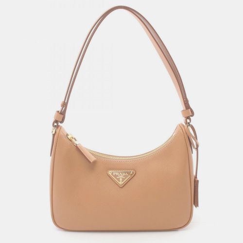 Saffiano Lux Leather Shoulder Bag - Prada - Modalova