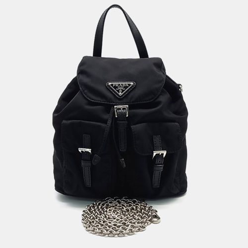 Re-Nylon Mini Chain Crossbody Bag - Prada - Modalova