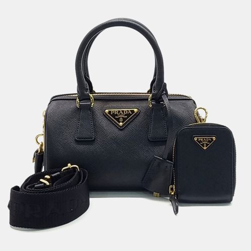 Saffiano Mini Tote and Shoulder Bag - Prada - Modalova