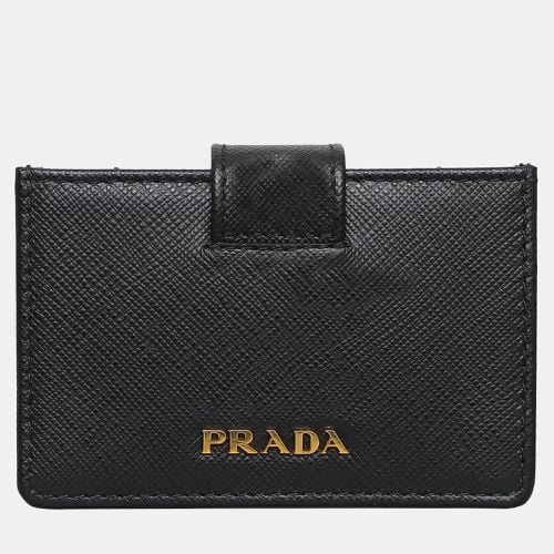 Prada Leather Card Holder - Prada - Modalova