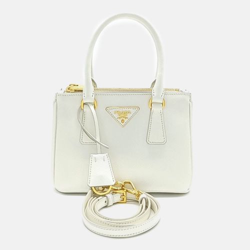 Leather Saffiano Lux Tote Bag - Prada - Modalova