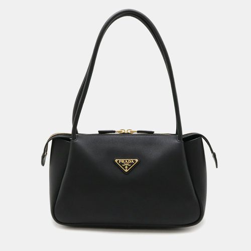 Soft Grain Leather Nero Medium Handbag - Prada - Modalova