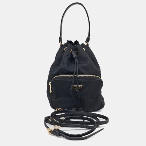 Prada Black Nylon bucket bag - Prada - Modalova