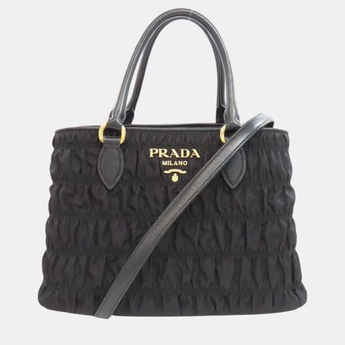 Nylon Material Matelasse Handbag - Prada - Modalova