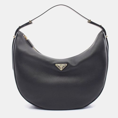 Soft Grain Shoulder Bag Leather - Prada - Modalova