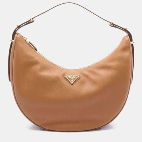 Soft Grain Shoulder Bag Leather - Prada - Modalova