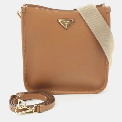 Soft Grain Leather Shoulder Bag - Prada - Modalova