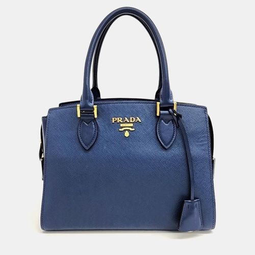 Leather Saffiano Shoulder Bag - Prada - Modalova