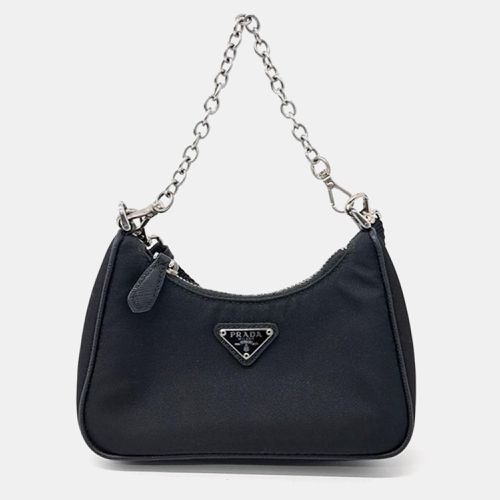 Prada Tesuto Mini Hobo Bag - Prada - Modalova