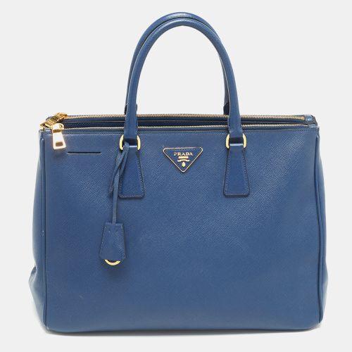 Saffiano Lux Leather Large Double Zip Tote - Prada - Modalova