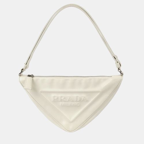 Leather Onesize Triangle Shoulder Bag - Prada - Modalova