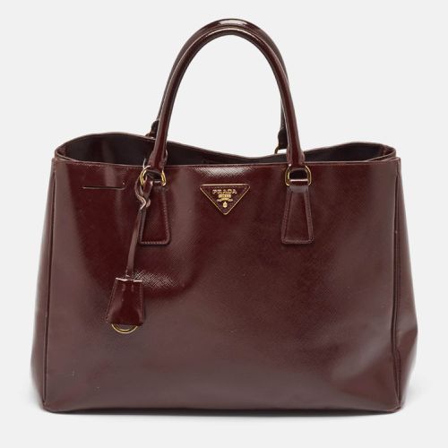 Saffiano Vernic Large Galleria Tote - Prada - Modalova