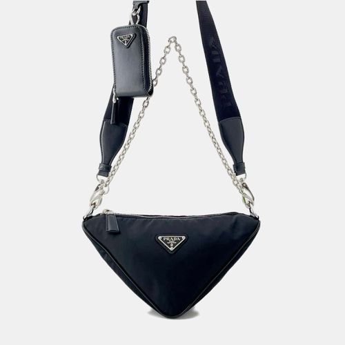 Nylon Triangolo Shoulder Bag - Prada - Modalova