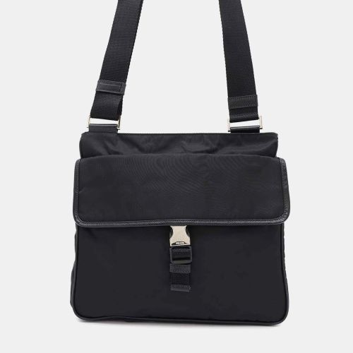 Prada Black Nylon Messenger Bag - Prada - Modalova