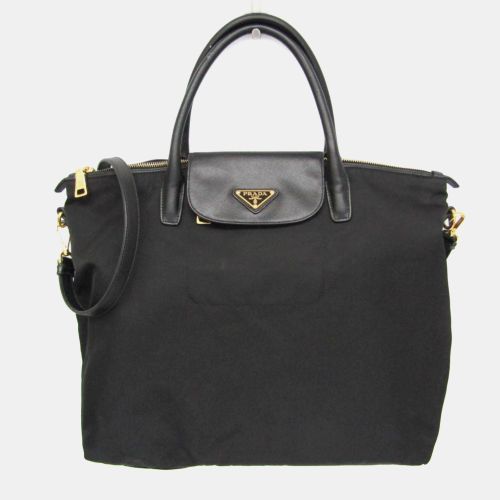 Leather, Nylon Shoulder Bag - Prada - Modalova