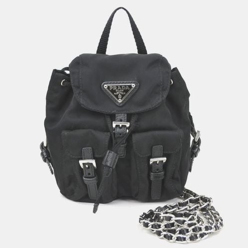 Nylon Mini Tessuto Backpack - Prada - Modalova