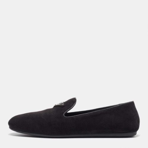 Suede Slip On Smoking Slippers Size 38 - Prada - Modalova