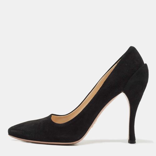 Suede Pointed Toe Pumps Size 38.5 - Prada - Modalova