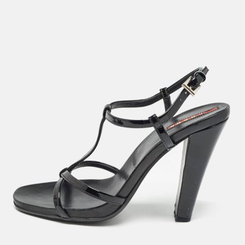 Patent Leather Ankle Strap Sandals Size 38 - Prada - Modalova