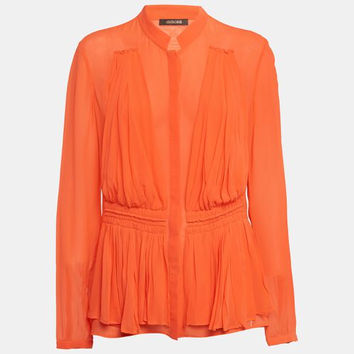 Light Silk Pleated Blouse L - Roberto Cavalli - Modalova