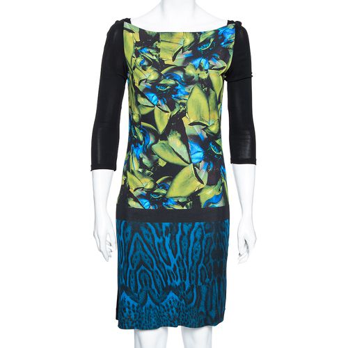 Printed Jersey Mini Dress M - Roberto Cavalli - Modalova