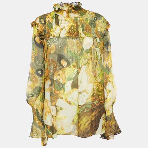 Print Silk Gustav Klimt Blouse M - Roberto Cavalli - Modalova