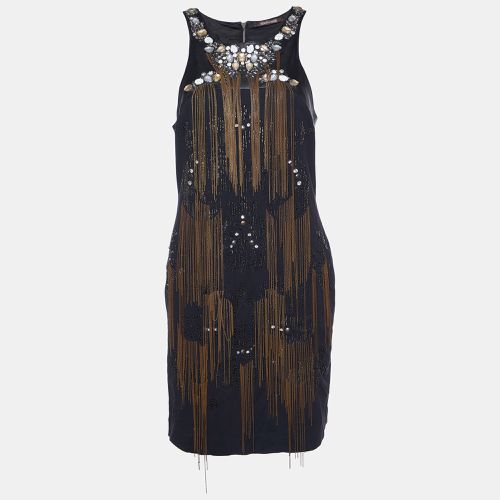 Jersey Embellished Sleeveless Dress M - Roberto Cavalli - Modalova