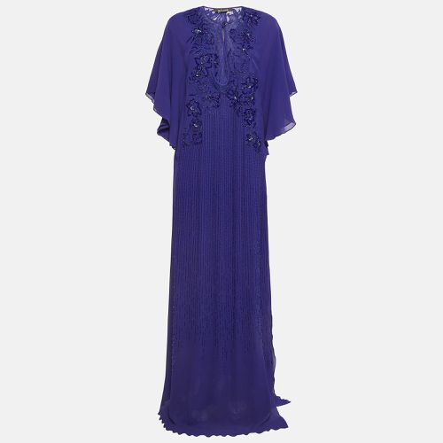 Embellished Silk Kaftan Maxi Dress M - Roberto Cavalli - Modalova