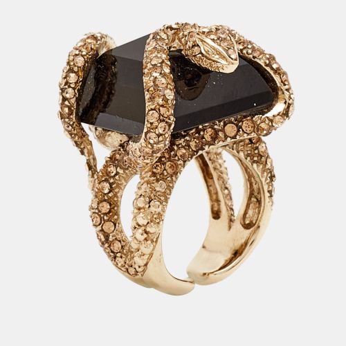 Crystals Tone Ring Size 54 - Roberto Cavalli - Modalova