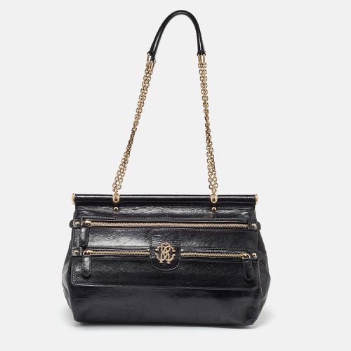 Leather Diva Top Handle Bag - Roberto Cavalli - Modalova