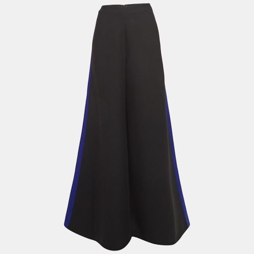 Satin Side Strip Crepe Wide-Leg Pants M - Roksanda Ilincic - Modalova