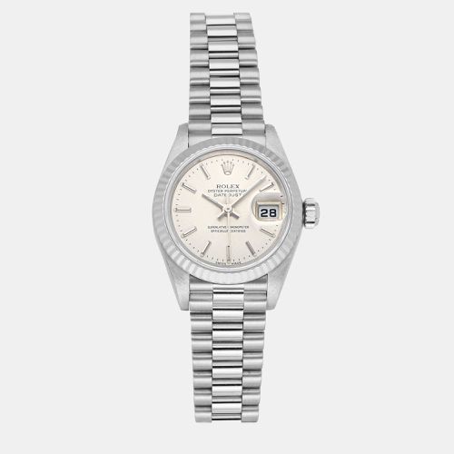 K White Gold Datejust 79179 Automatic Women's Wristwatch 26 mm - Rolex - Modalova