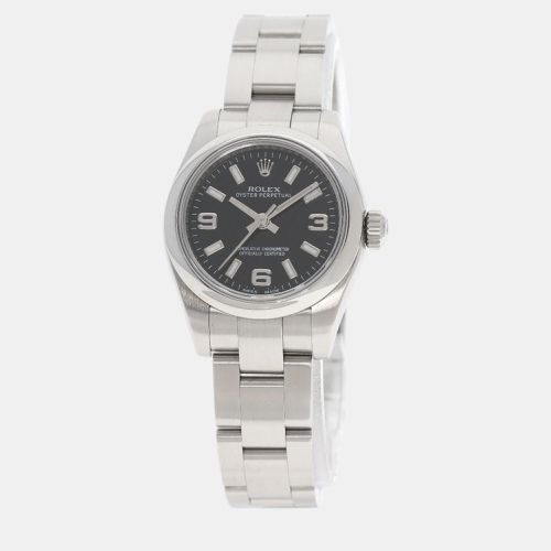 Stainless Steel Oyster Perpetual 176200 Quartz Women's Wristwatch 26 mm - Rolex - Modalova