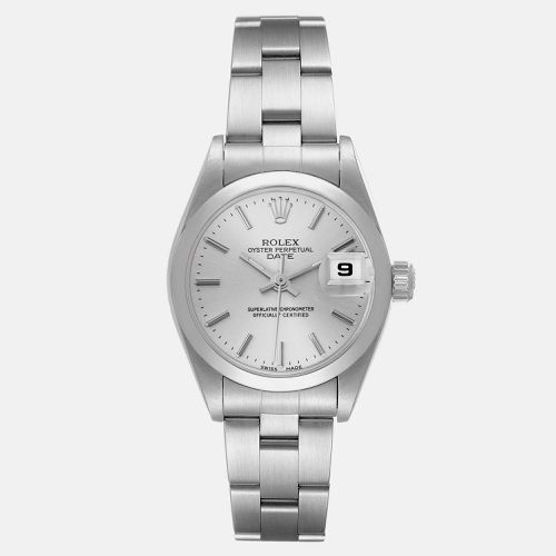 Date Dial Smooth Bezel Steel Ladies Watch 26.0 mm - Rolex - Modalova