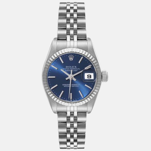 Datejust Steel White Gold Dial Ladies Watch 26.0 mm - Rolex - Modalova