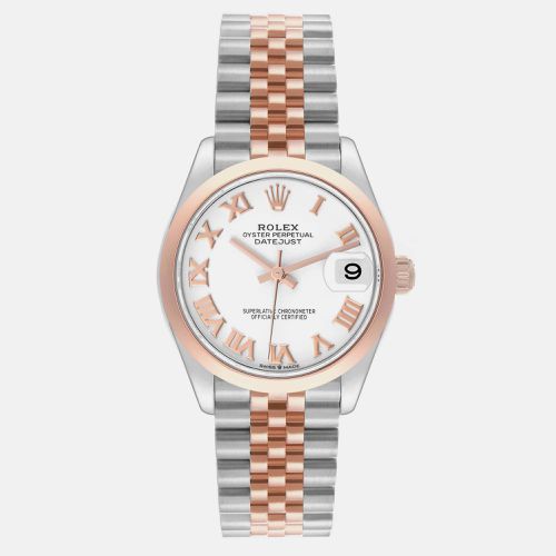 Datejust Midsize Steel Rose Gold Dial Ladies Watch 278241 31 mm - Rolex - Modalova