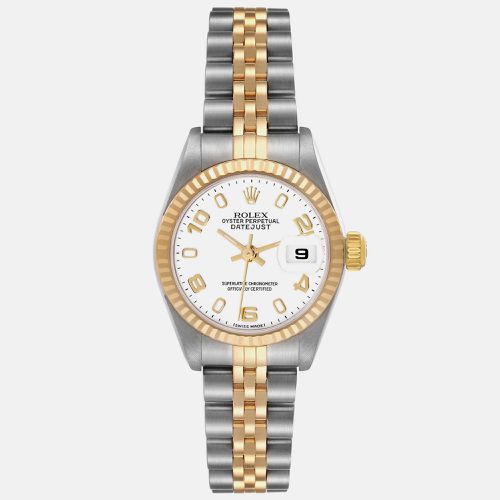 Datejust Steel Yellow Gold Dial Ladies Watch 79173 26 mm - Rolex - Modalova