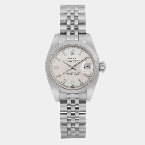 K White Gold Stainless Steel Datejust 179174 Automatic Women's Wristwatch 26 mm - Rolex - Modalova