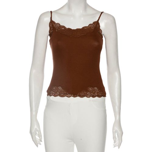 Knit Lace Detailed Sleeveless Camisole S - Ralph Lauren - Modalova